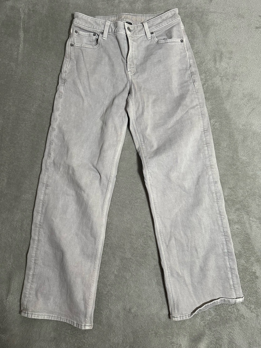 American Eagle Stovepipe Grey Jeans Size 2